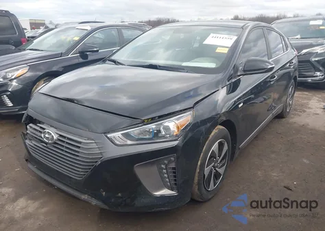 2017 Hyundai Ioniq Hybrid Sel z USA, uszkodzony, nr VIN KMHC75LC5HU045530